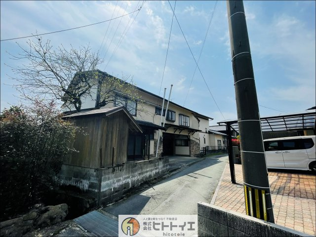 八女市津江土地　建物有の前面道路含む現地写真