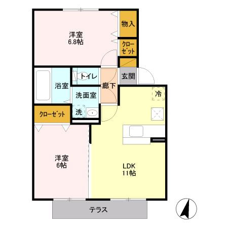 【間取り】 | カーサ　ドマーニ
