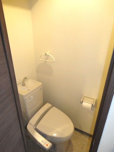 リード中央町【10,000円キャッシュバック対象物件】のトイレ|ゆったりとした空間のトイレです