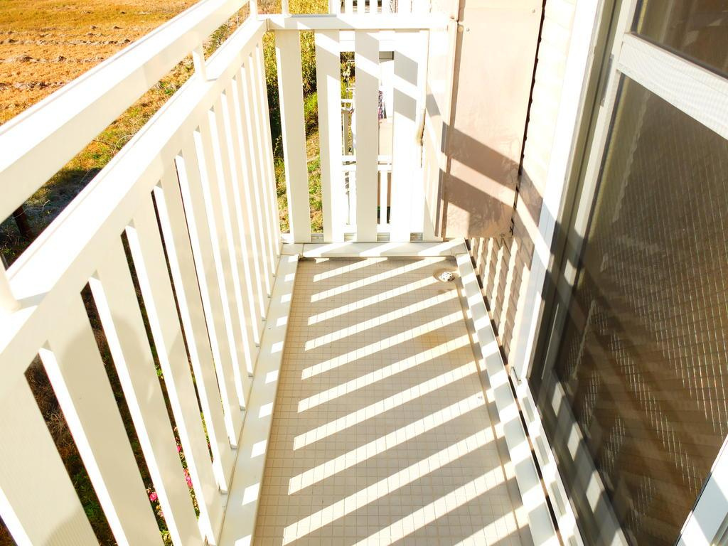 丹波市氷上町賀茂のアパートのバルコニー|南向きで日当たり抜群！！