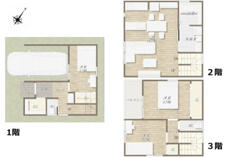 【間取り】 | 西宮市　上田中町　新築戸建