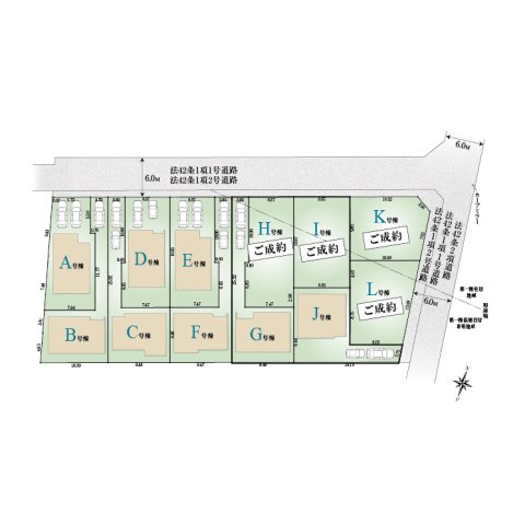 【内覧動画公開中！】中央線 武蔵小金井駅 徒歩19分  新築戸建て 小金井市前原町４丁目の区画図