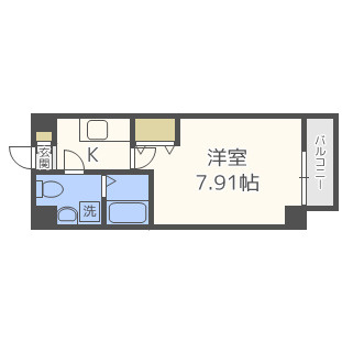 大阪市北区大淀中３丁目の賃貸マンションの間取り