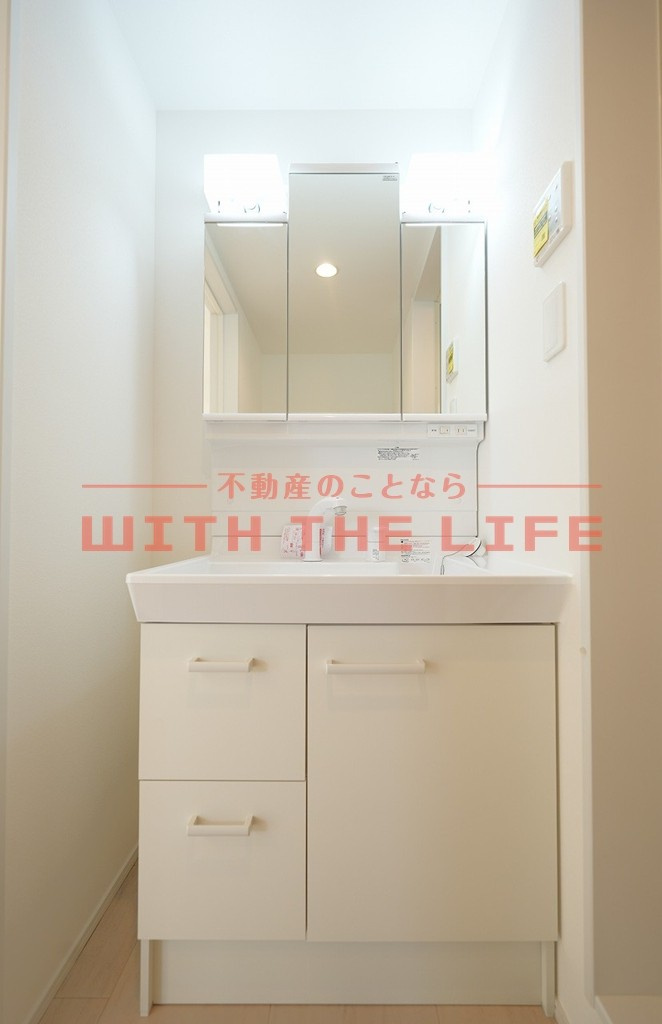 Ｃｈｅｒｉｍ西鉄久留米Ⅳ【キャッシュバック対象】の独立洗面台|使いやすい独立洗面台です