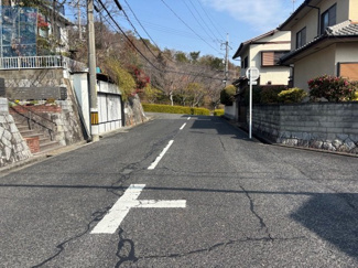 【前面道路含む現地写真】 | 廿日市市阿品台4（阿品駅）全2区画　NO2 | 前面道路7ｍ