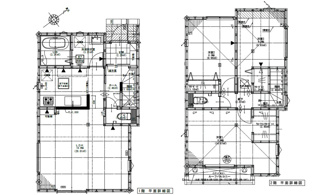 【間取り】 | 廿日市市阿品台4（阿品駅）全2区画　NO2 | 18帖ひろびろリビング☆2階3室☆ファミリータイプ3LDK☆クローゼット☆ウォークインクローゼット☆パントリー