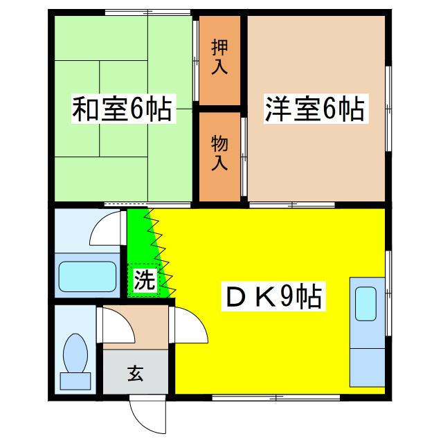 菅マンションの間取り