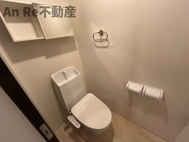 川口市大字道合のアパートのトイレ