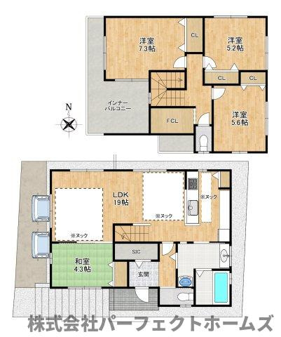東中振1丁目戸建の間取り