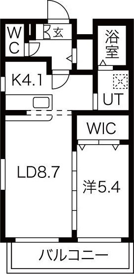 ヴィラエーデル瑞穂の間取り
