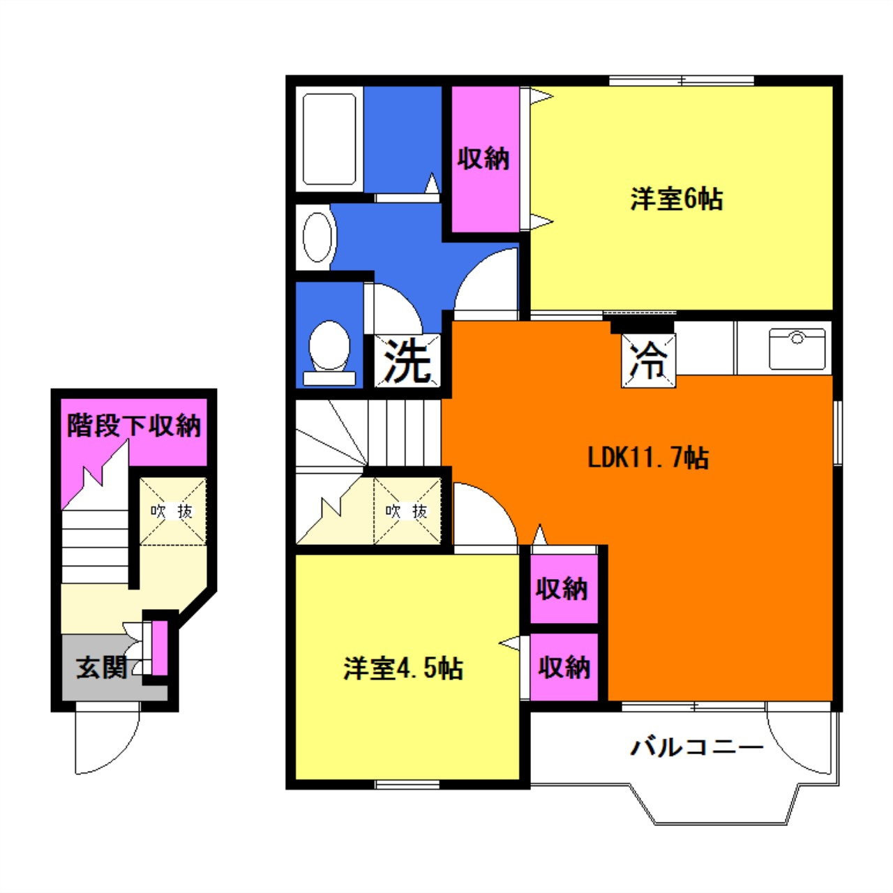 ア・ラ・モードの間取り
