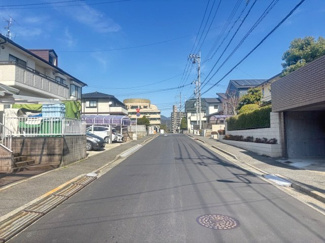【前面道路含む現地写真】 | 南区向洋新町2丁目【全2区画】No1 | 前面道路8.9ｍで駐車ラクラク♪