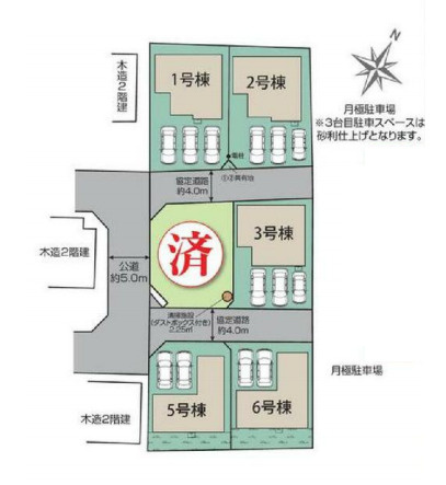 北本市東間7丁目　新築一戸建て　03の区画図|3号棟