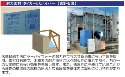 【構造・工法・仕様】 | 【NEXT-STEP HOME】▼△まるで注文住宅のような建売▼『大屋根と1階完結型の家』△▼ | ◆耐力面材◆