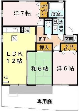 ヒルグレイスA棟の間取り|ヒルグレイス