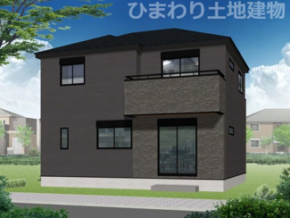 【外観】 | 緑区下九沢  2号棟 第4 | イメージパース（完成時に現況と異なる場合は現況優先となります）