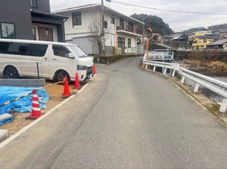 【前面道路含む現地写真】 | 安佐南区伴東5丁目（AL伴駅）【全6棟】NO6　 | 前面道路4ｍ