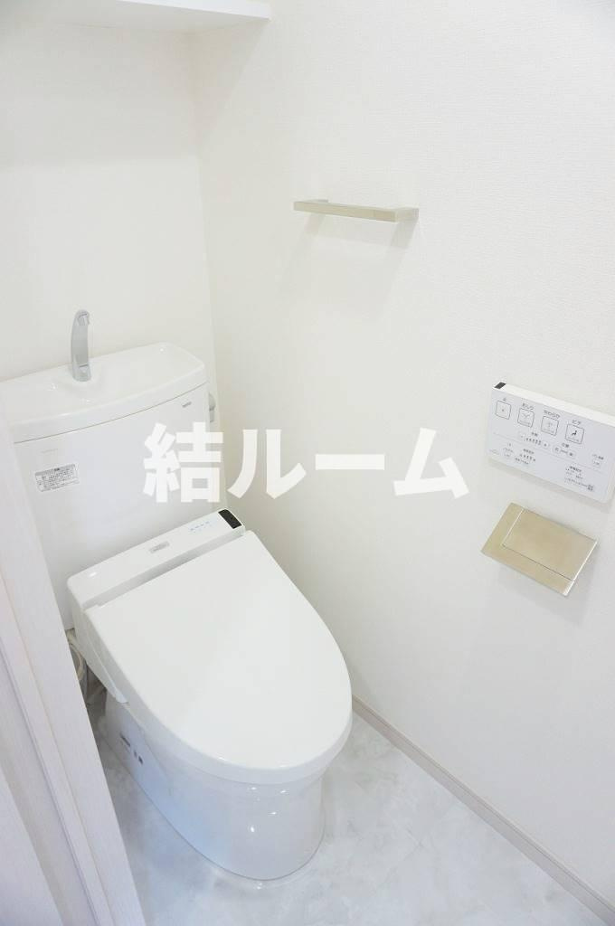 板橋区坂下１丁目の賃貸マンションのトイレ