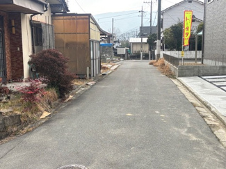 【前面道路含む現地写真】 | 東広島市黒瀬町丸山字長尾 | 前面道路4.2ｍ