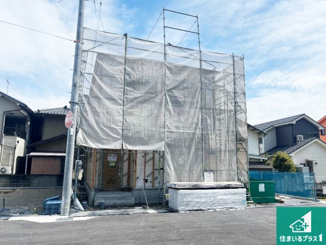 姫路市西庄　第4期　新築一戸建ての外観|現在建築中！落ち着いた街並みで新生活を始めることが出来そう！周辺の物件も併せてご紹介させて頂きます！
