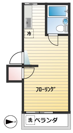 西東京市保谷町３丁目のアパートの間取り