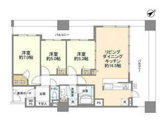 【間取り】 | ライオンズ相模大野ステーションエアリスタ | 間取りです。