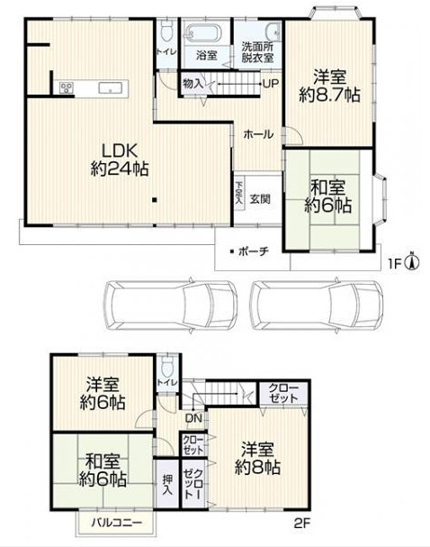 【間取り】の画像