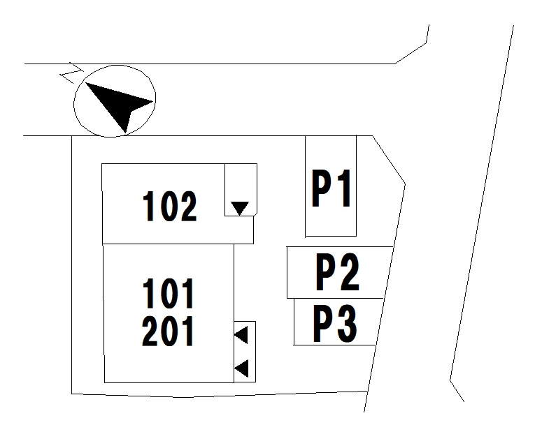 カーサ　ヤマボウシ駐車場