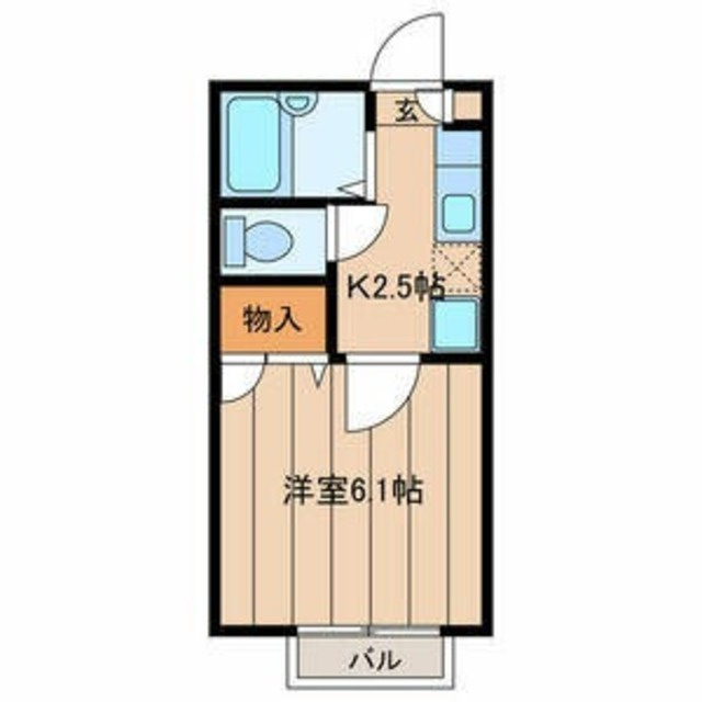 板橋区宮本町のアパートの間取り