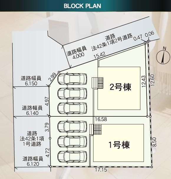 天童市北久野本第12【新築建売】の区画図|全体区画図