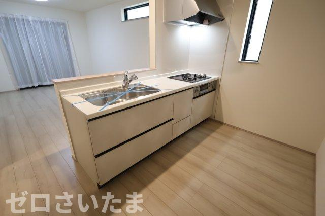 《仲介手数料無料》伊奈町栄４丁目76-2新築一戸建てハートフルタウンのキッチン