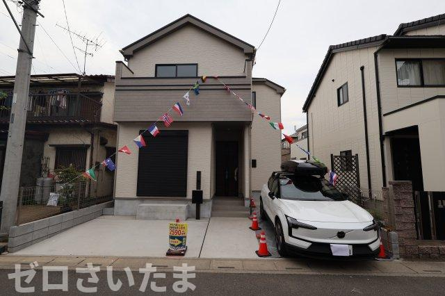《仲介手数料無料》伊奈町栄４丁目76-2新築一戸建てハートフルタウンの外観|撮影日 2026年4月6日 15:30 曇り