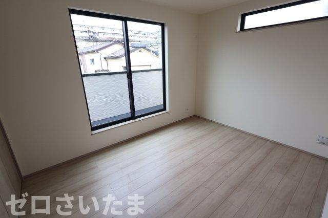 《仲介手数料無料》伊奈町栄４丁目76-2新築一戸建てハートフルタウンの洋室|2階 6帖