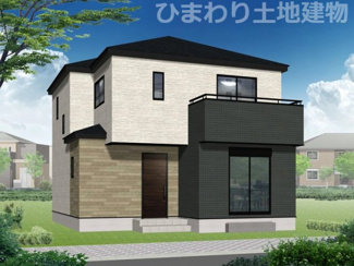 【外観】 | 緑区下九沢  3号棟 第4 | イメージパース（完成時に現況と異なる場合は現況優先となります）