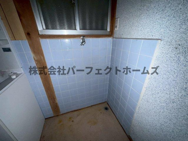 山之上5丁目戸建　賃貸の設備|洗濯機置場です