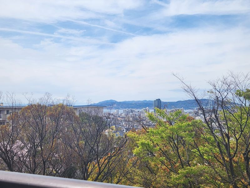 パームスクエアジェームス山 の展望|海・淡路島・明石海峡大橋が一望