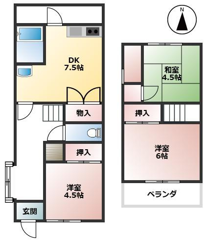 平岡町土山戸建て