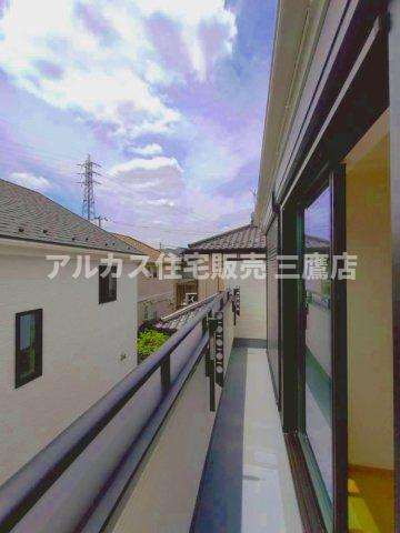中央線 武蔵小金井駅 徒歩19分 新築戸建 小金井市前原町４丁目のバルコニー