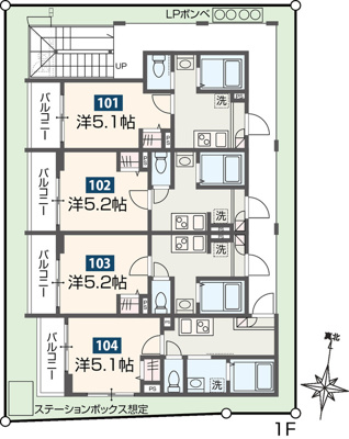 【区画図】 | ＭＥＬＤＩＡ新小岩Ⅳ