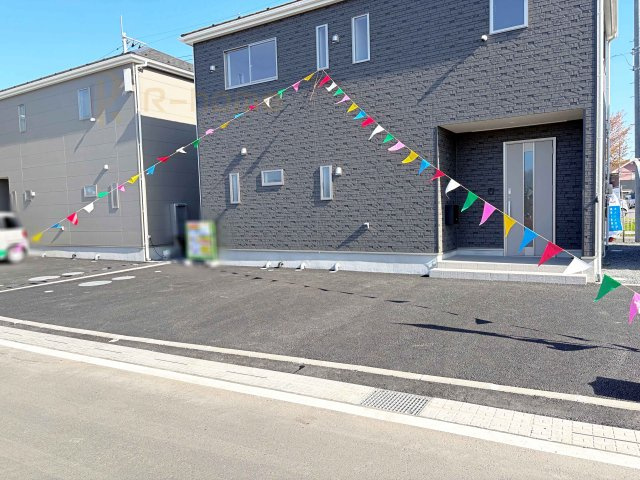 東茨城郡茨城町前田第5　新築戸建て　3号棟の駐車場|カースペースは2台お停めいただけます♪