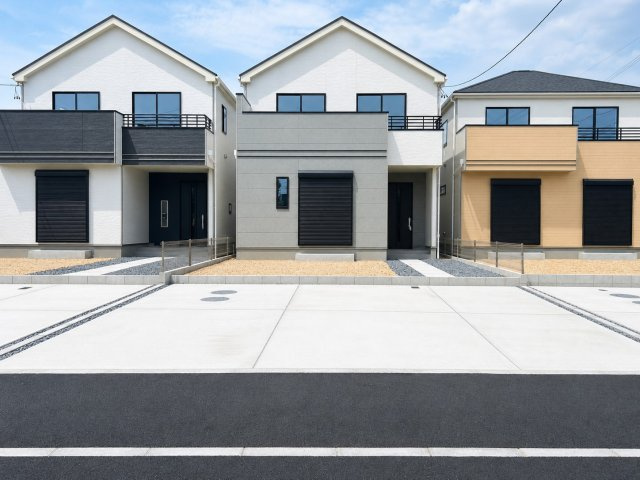 ハートフルタウン　一宮市萩原町林野　全3区画分譲の外観|■外観写真　
■ヤマダ不動産　株式会社リライフ　