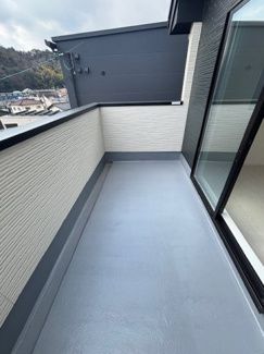 【バルコニー】 | 佐伯区利松3丁目　全2区画　NO1【50坪】 | ２階　南向きのバルコニー殻の見晴らしは、さえぎる建物がないので陽当たり・通風ともに
良好です☆