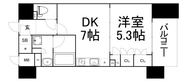 【間取り】 | セイワパレス大手前西