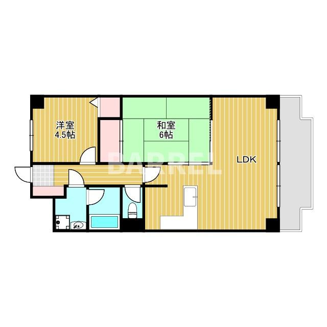 ボンヌ愛の間取り