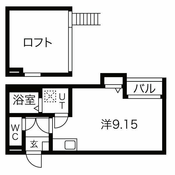 Ｐａｔｉｎａ平安通の間取り