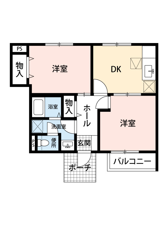 クレストール桜の間取り