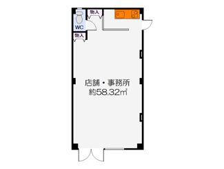 【間取り】 | ベルメゾン御陵Ⅰ