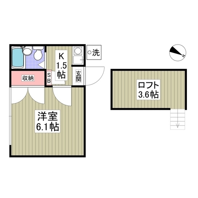 シティパレス東住藤金の間取り
