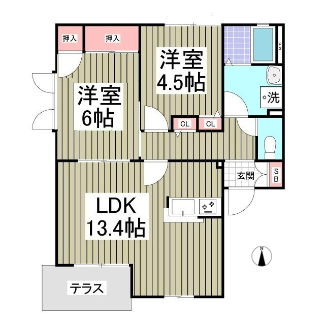 アコルデ21E棟の間取り