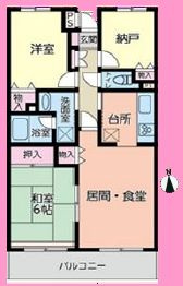 【間取り】 | ソシア勝見田
